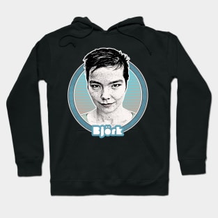 Bjork // Retro Style Fan Art Design Hoodie